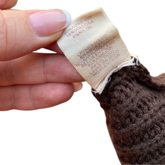 Mystree Brown Casual Sleeveless Zip Pullover Sweater I Size:L - Picture 7 of 8